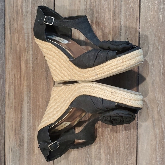 Steve Madden Women P-Veta Espadrille Wedge Sandals sz 8M  shoes - Picture 8 of 15
